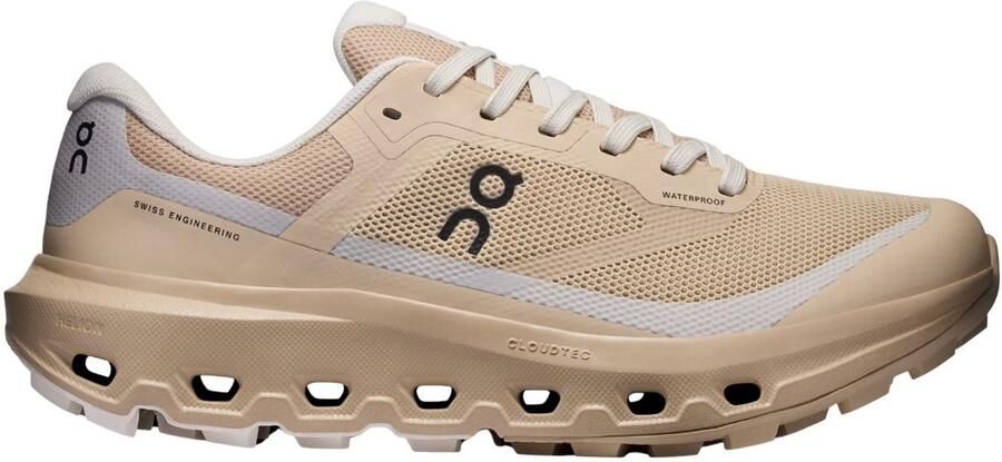 On Women's Cloudvista 3 Waterproof Trailrunningschoenen geel ice