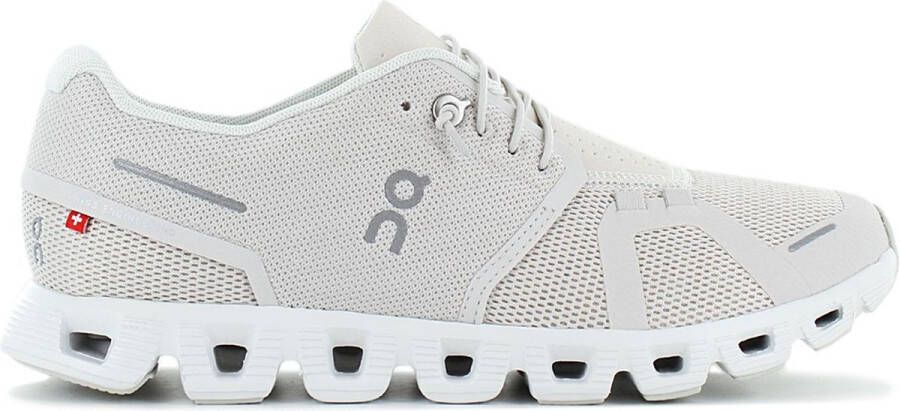 ON Running Cloud 5 Hardloopschoenen Trainingsschoenen Running Schoenen Pearl-Wit