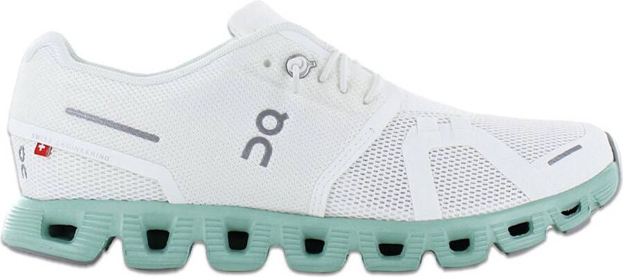 ON Running Cloud 5 Dames Sneakers Schoenen Undyed-White