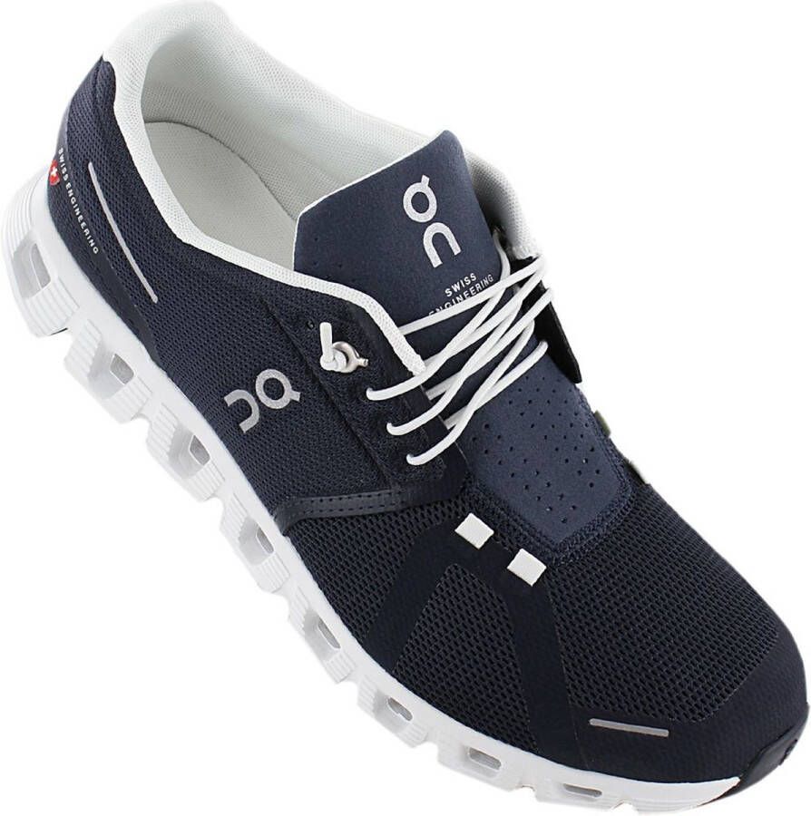 ON Running Cloud 5 Heren Hardloopschoenen Running schoenen Sneakers Midnight-Blauw