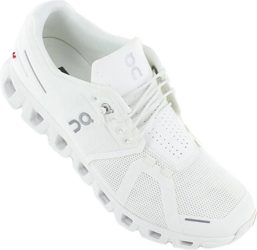 ON Running Cloud 5 WP Waterproof Dames Hardloopschoenen Running Schoenen Sportschoenen Glacier White