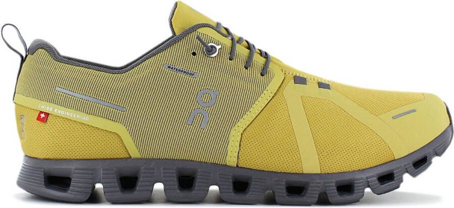 ON Running Cloud 5 WP Waterproof Heren Sneakers Hardloopschoenen Running Schoenen Mustard-Rock