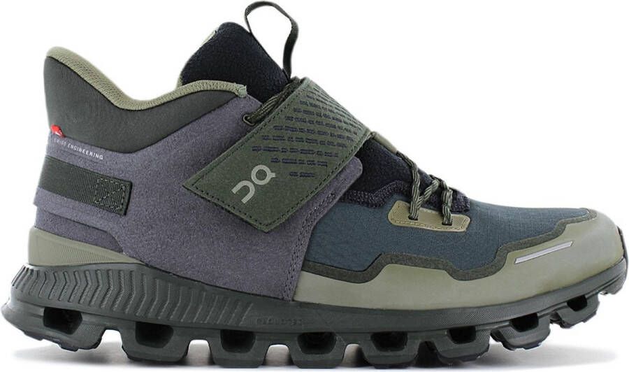 ON Running Cloud Hi Edge Defy Heren Sneakers Schoenen Groen-Zwart