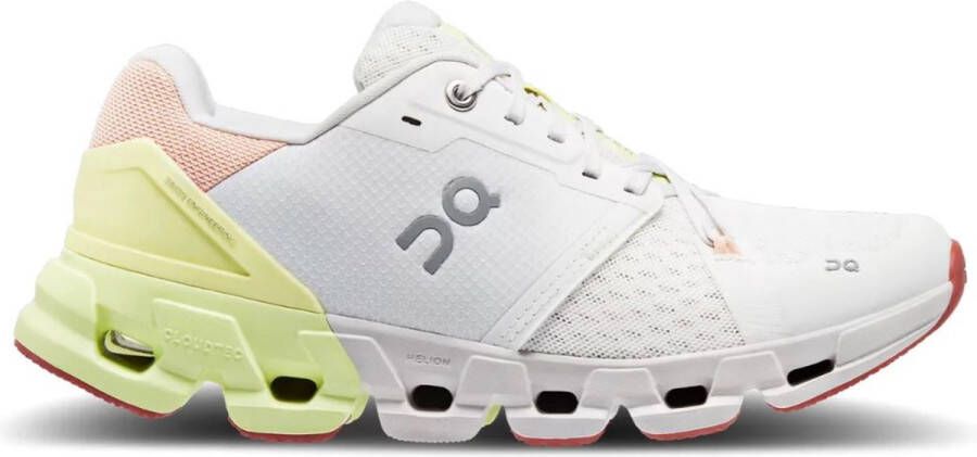 ON Cloudflyer 4 Hardloopschoenen White Hay Dames