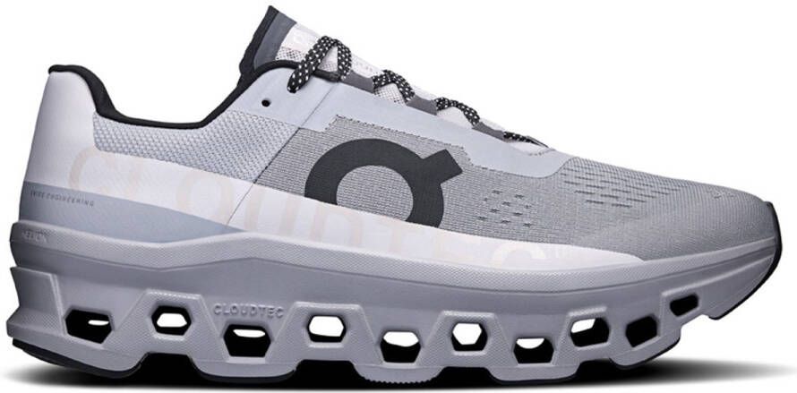 ON Running Ademende CloudMonster Sneakers met CloudTec Gray Heren
