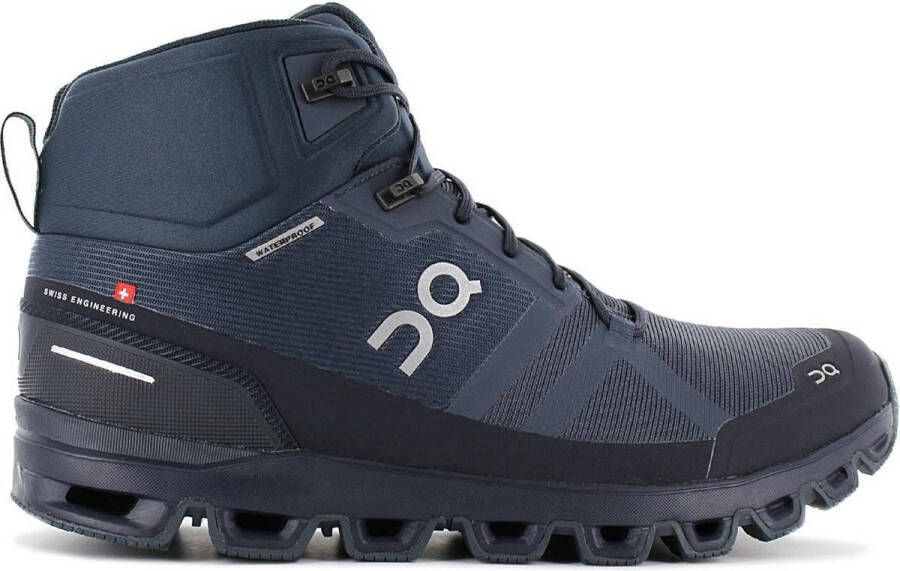 ON Running Cloudrock Waterproof Heren Wandelschoenen Trekking Outdoor Schoenen Navy Blauw