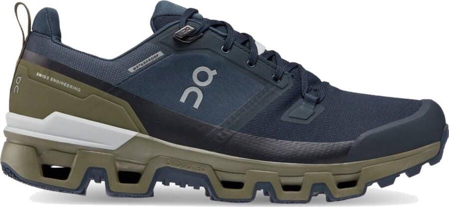 ON Running Cloudwander Waterproof wandelsneakers heren donkerblauw