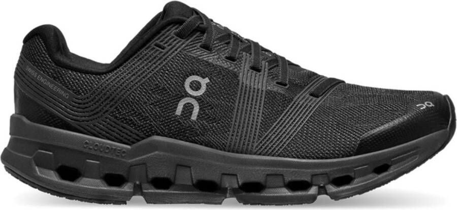 ON Running Cloudgo Sneakers met Verbeterde Energie Terugkeer Black Dames