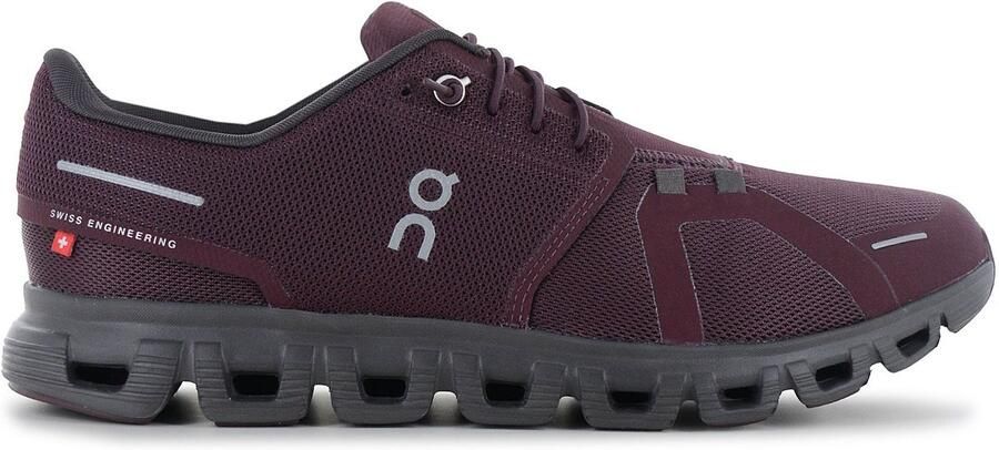 ON Running Cloud 6 Heren Sneakers Schoenen Mulberry-Pebble 3MF10072634