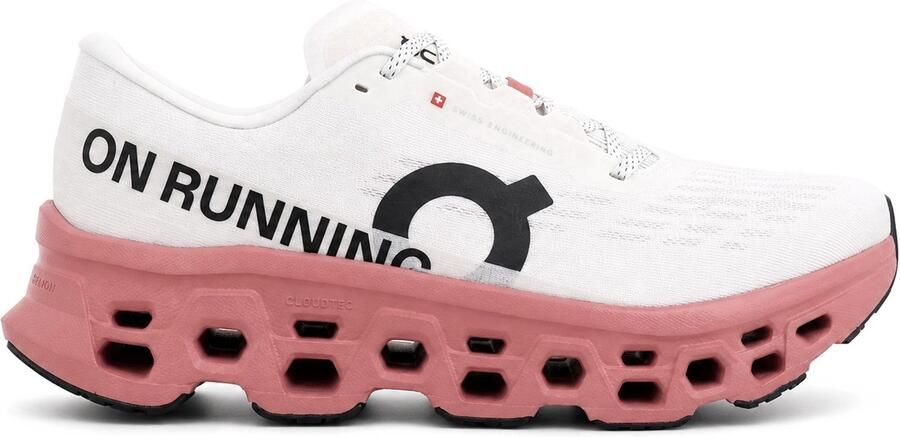ON Running Cloudmonster 3 Heren Hardloopschoenen Ivory-Dustrose 3MG10056015