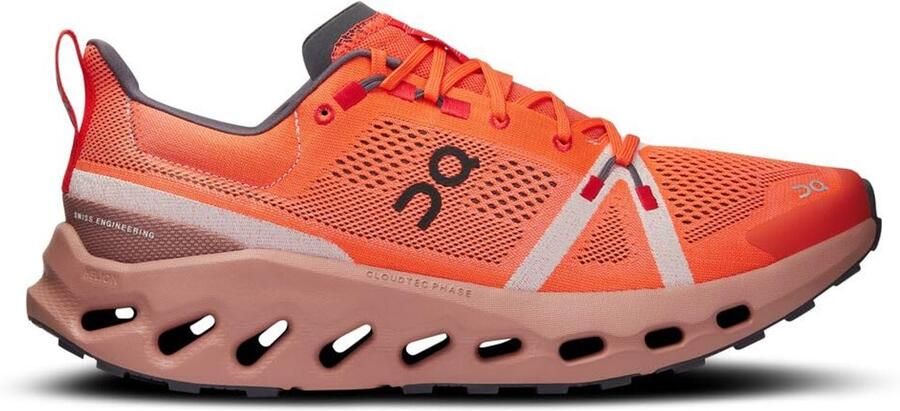 ON Running Cloudsurfer Trail Hardloopschoen Flame Dustrose
