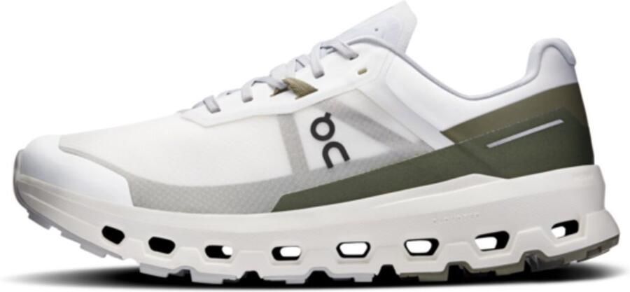 On Cloudvista Sneakers Heren Wit Mesh Synthetisch
