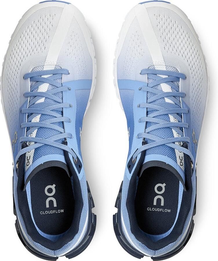 ON Running On Cloudflow Dames Sportschoenen Hardlopen Weg wit blauw - Foto 5