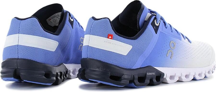 ON Running On Cloudflow Dames Sportschoenen Hardlopen Weg wit blauw - Foto 9