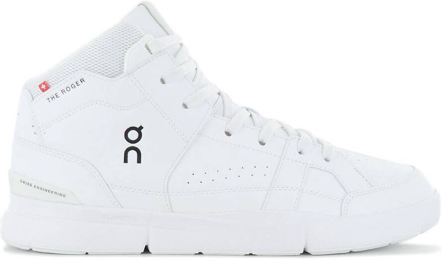 ON Running THE ROGER Clubhouse Mid Heren Sneakers Schoenen Wit