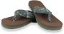O'Neill Dames Slipper Ditsy Sun Sandals Green Textured Jungle GROEN - Thumbnail 6