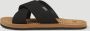 O'Neill Heren Slipper Koosh Cross Over Bloom Slides Toasted coconut ZWART - Thumbnail 3