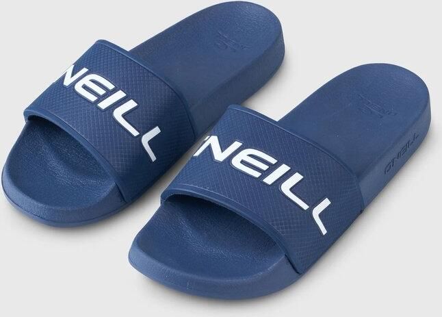 O'Neill badslipper Logo Slides Heren Navy Wit
