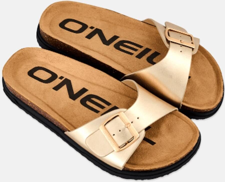 O'Neill Dames Slipper Solana Slider Women Low Gold Goud