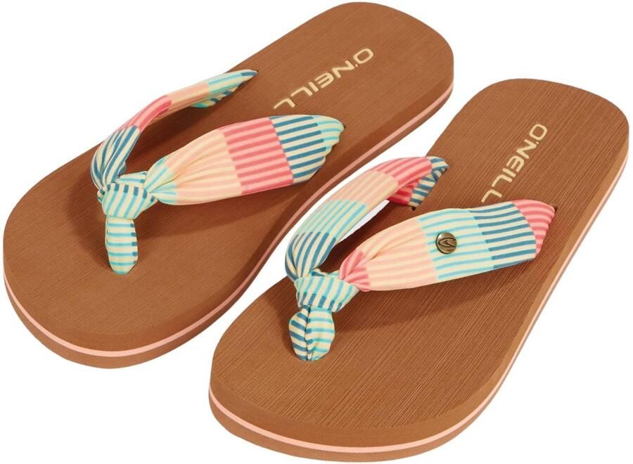 O'Neill Meisjes Slipper Ditsy Sun Sandals Stipple Stripe MULTICOLOR