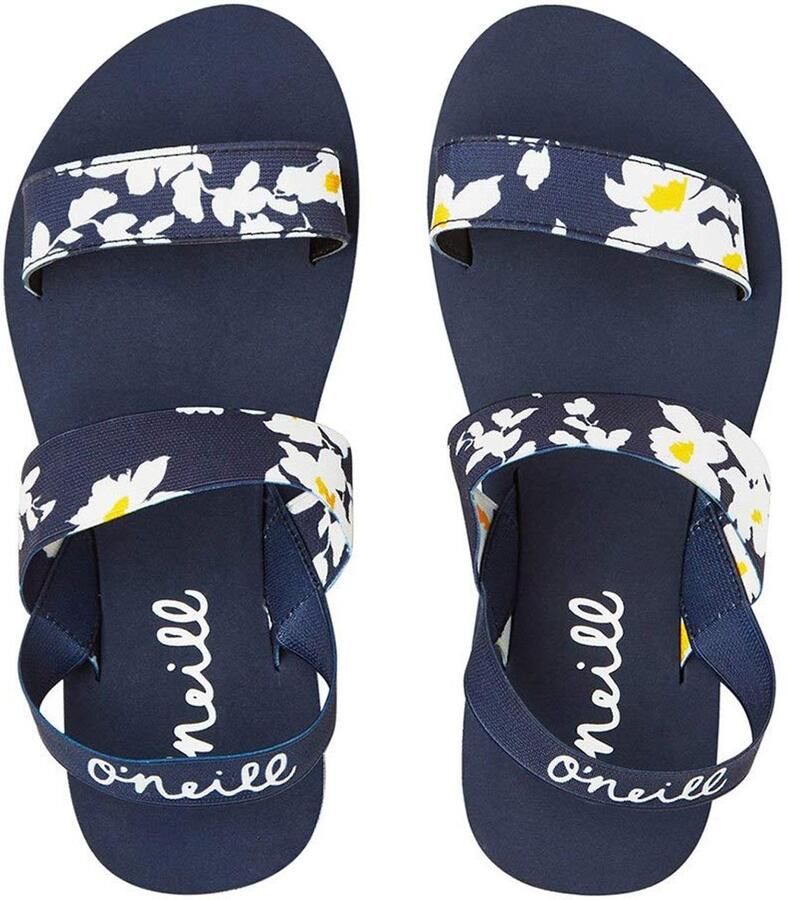 O'Neill Mia Flower Strap Sandals sandalen met bloemenprint blauw