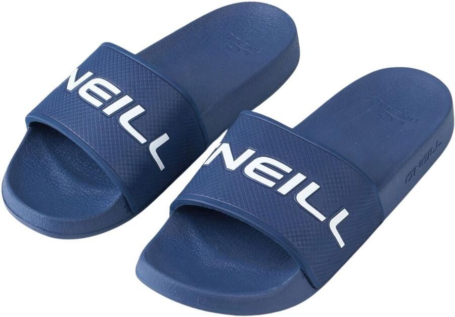 O'Neill badslipper Logo Slides Navy Wit Heren