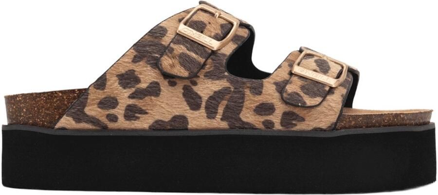 O'Neill Sandy Platform Slider Dames Klompen Beige