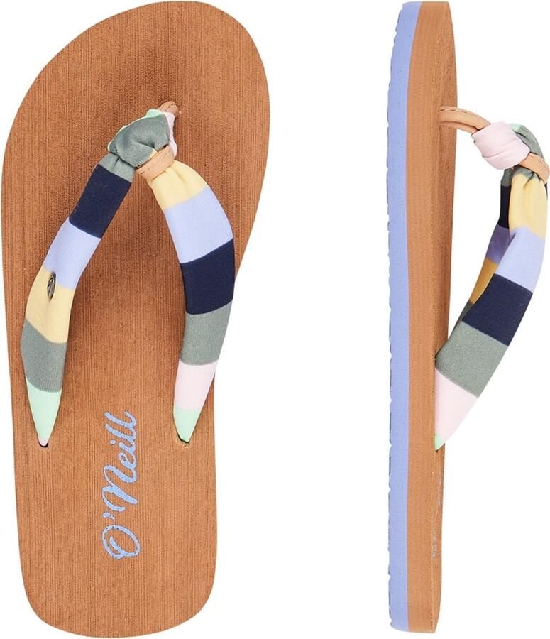 O'Neill Slippers Woven Strap Sandals Groen Zwart Aop 33
