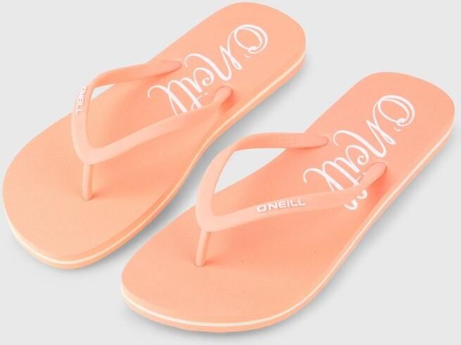 O'Neill teenslipper Profile Logo Sandal oranje wit dames