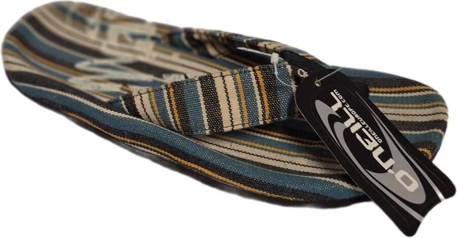 O'Neill -ZEN-BLEU STRIPED SLIPPER