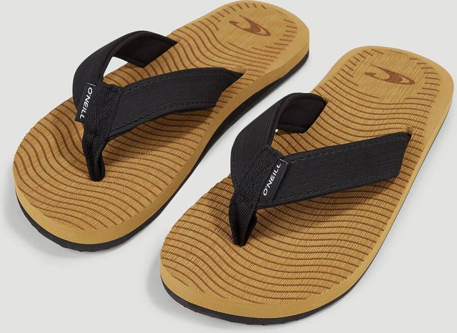 O'Neill Koosh teenslippers zwart beige Jongens EVA 32