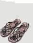 O'Neill Profile Graphic Sandals teenslippers met bloemenprint zwart - Thumbnail 5