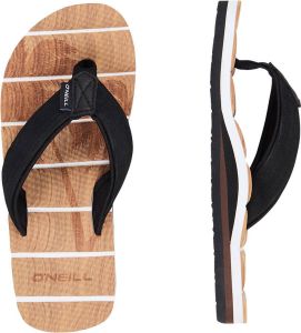 O'Neill Slippers voor jongens Arch Freebeach Beige Zwart