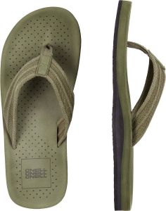 O'Neill O&apos;Neill Slipper Fm Punch Canvas voor heren MiddenGroen Maten: 39 40 41