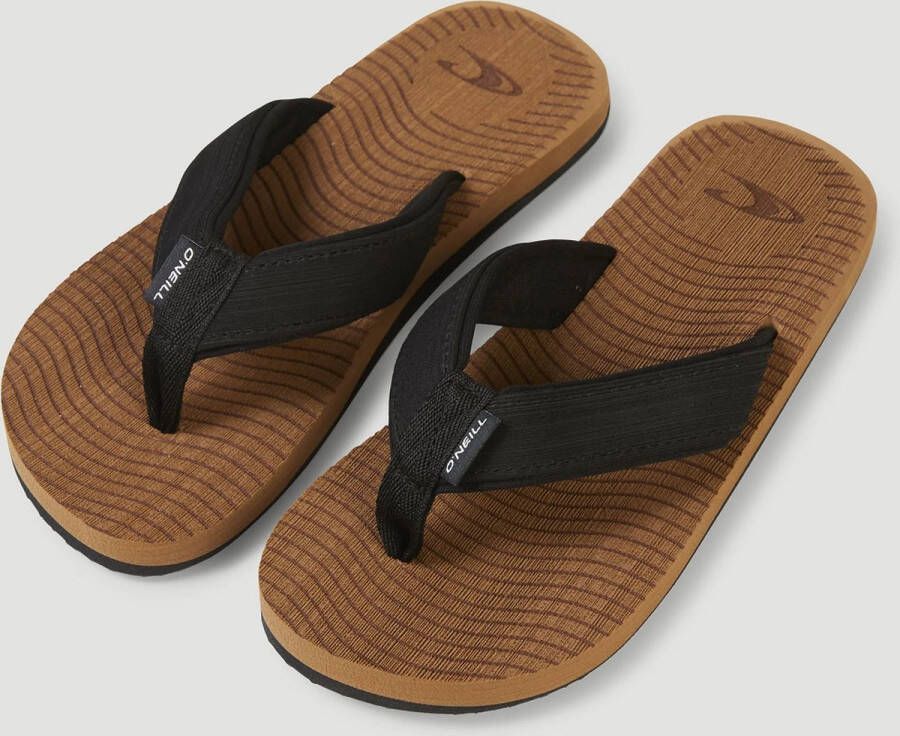 O'Neill Koosh teenslippers zwart bruin Jongens EVA 35