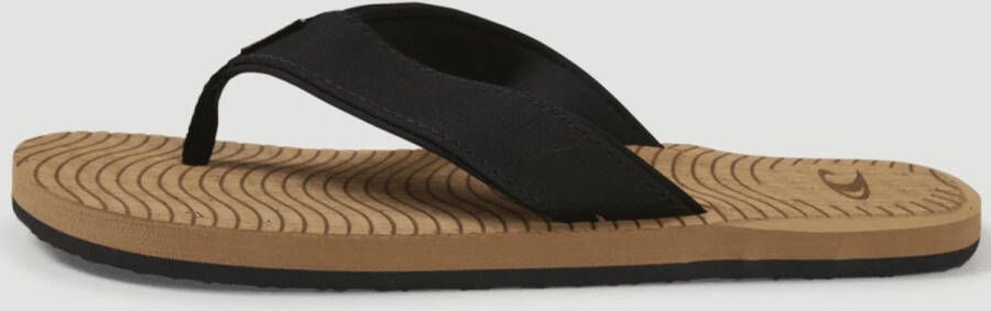 O'Neill Koosh teenslippers zwart bruin Jongens EVA 35