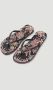 O'Neill Profile Graphic Sandals teenslippers met bloemenprint zwart - Thumbnail 2