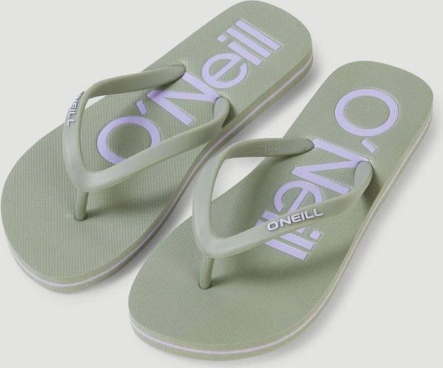 O'Neill teenslippers grijsgroen Polyethyleen 26.5