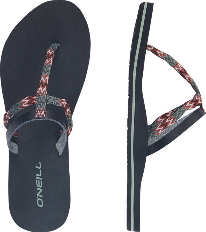 O'Neill Venice Ditsy Sandals teenslippers zwart multi - Foto 1