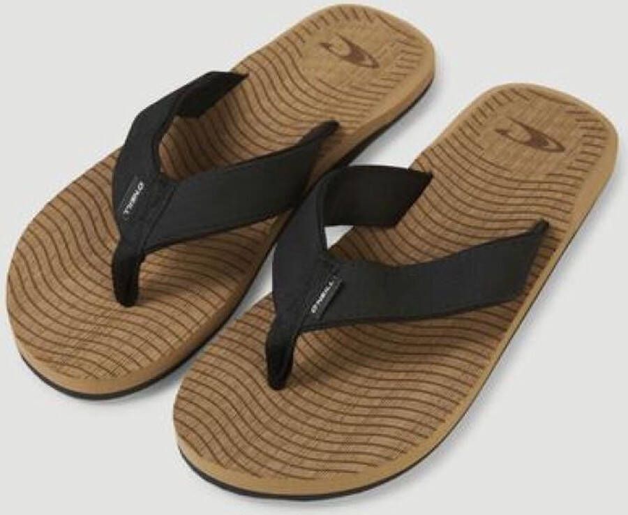 O'Neill Koosh teenslippers zwart bruin Jongens EVA 35