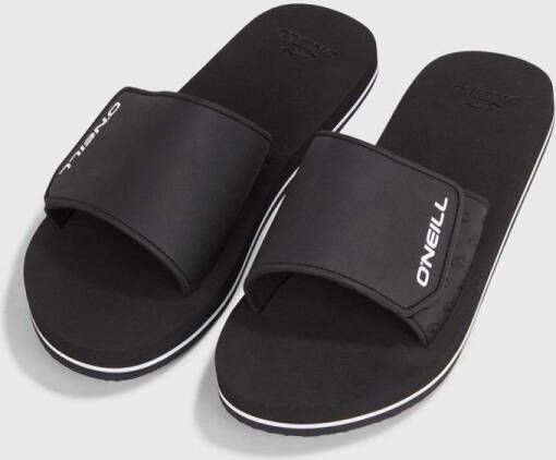 O'Neill Heren Badslipper Velcro Slides Black Out ZWART