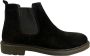 Online Express Chelsea Boots- Enkellaars- Heren schoenen- Mannen laarzen 542- Suède leer- Zwart - Thumbnail 1