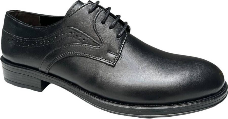 Online Express Schoenen Veterschoenen CITYTRAY Nette schoenen 010 Echte leer Zwart