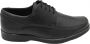 Online Express Schoenen Heren instapper Comfortabel mannen veterschoen 1098 Echt leer Zwart - Thumbnail 1