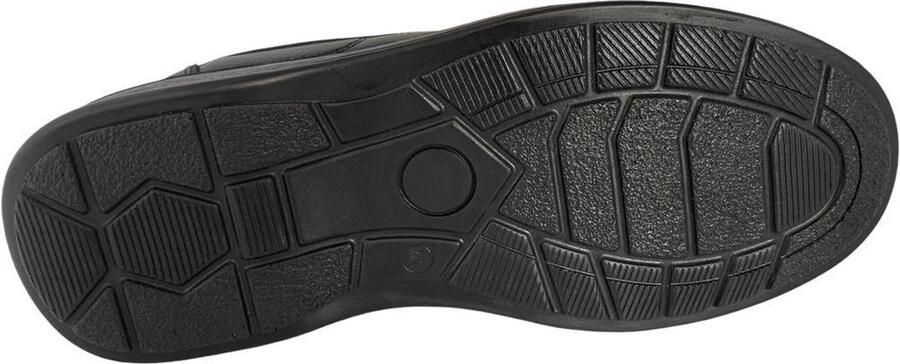 Online Express Heren Instappers Comfortabele Leren Instapschoenen Casual & Nette Herenschoenen- Mannen schoenen 601- Zwart- Zwart - Foto 4