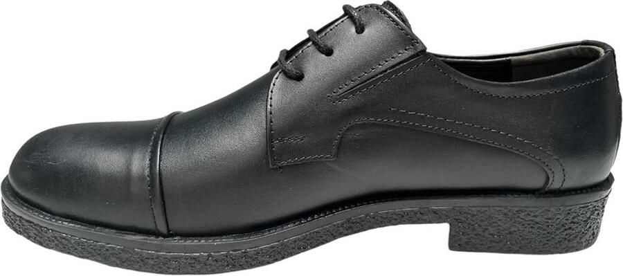 Online Express Schoenen Veterschoenen heren Elegant en klassiek Mannenschoenen Nette schoenen 012 Echte leer Zwart - Foto 4