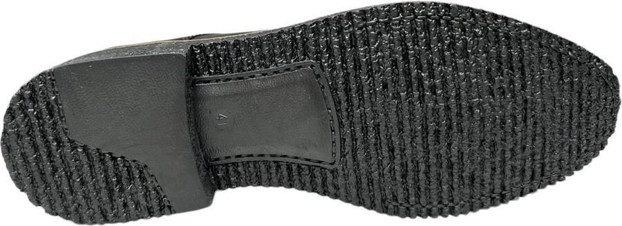Online Express Heren Veterschoenen Echt Leer Comfort Nette Herenschoenen Klassieke Leren Schoen- zakelijke schoenen heren met details 013 Zwart - Foto 6