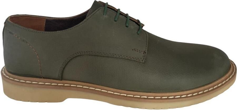 Online Express Schoenen Veterschoenen heren Mannenschoenen Premium nette schoenen Oliver wing 460 Echt leer Lichtgroen