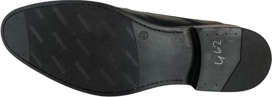 Merkloos Sans marque Schoenen Veterschoenen heren Nette mannen schoenen 455 Echt leer Zwart - Foto 3