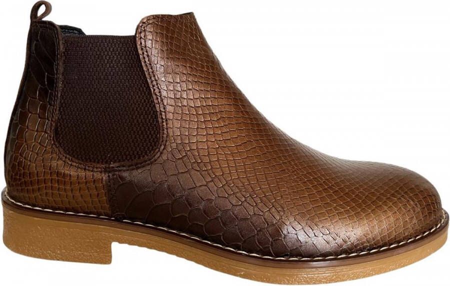 Online Express Schoenen Nieuwe Collectie Chelsea boots Exclusief Klassieke Sport heren laarzen Casual Comfort Mannenschoenen 503 LEATHER Zwart met blauw